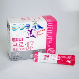 (주)웰빙엘에스,17종 프로바이오틱스 뷰티락 프로17 - 유산균 생성물질
